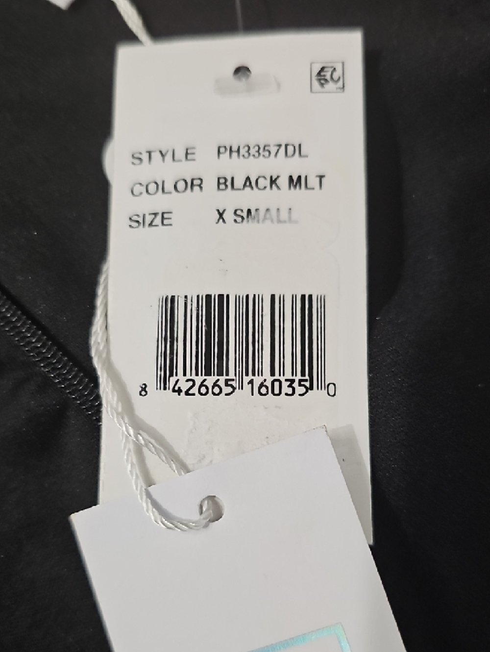 Sage Black Floral Tie-Waist Mini Dress with Pink/Orange/Yellow Blooms Women's XS - Picture 6 of 6